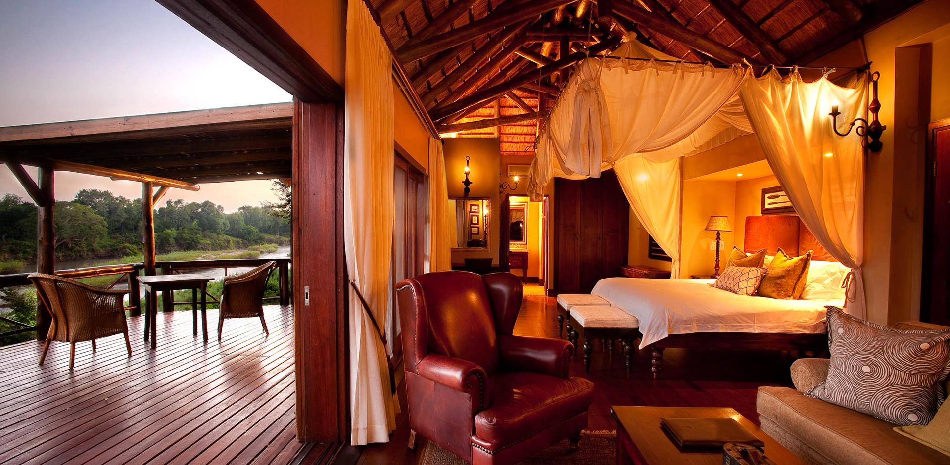 Bedroom, Lion Sands Narina Lodge, South Africa, A&K