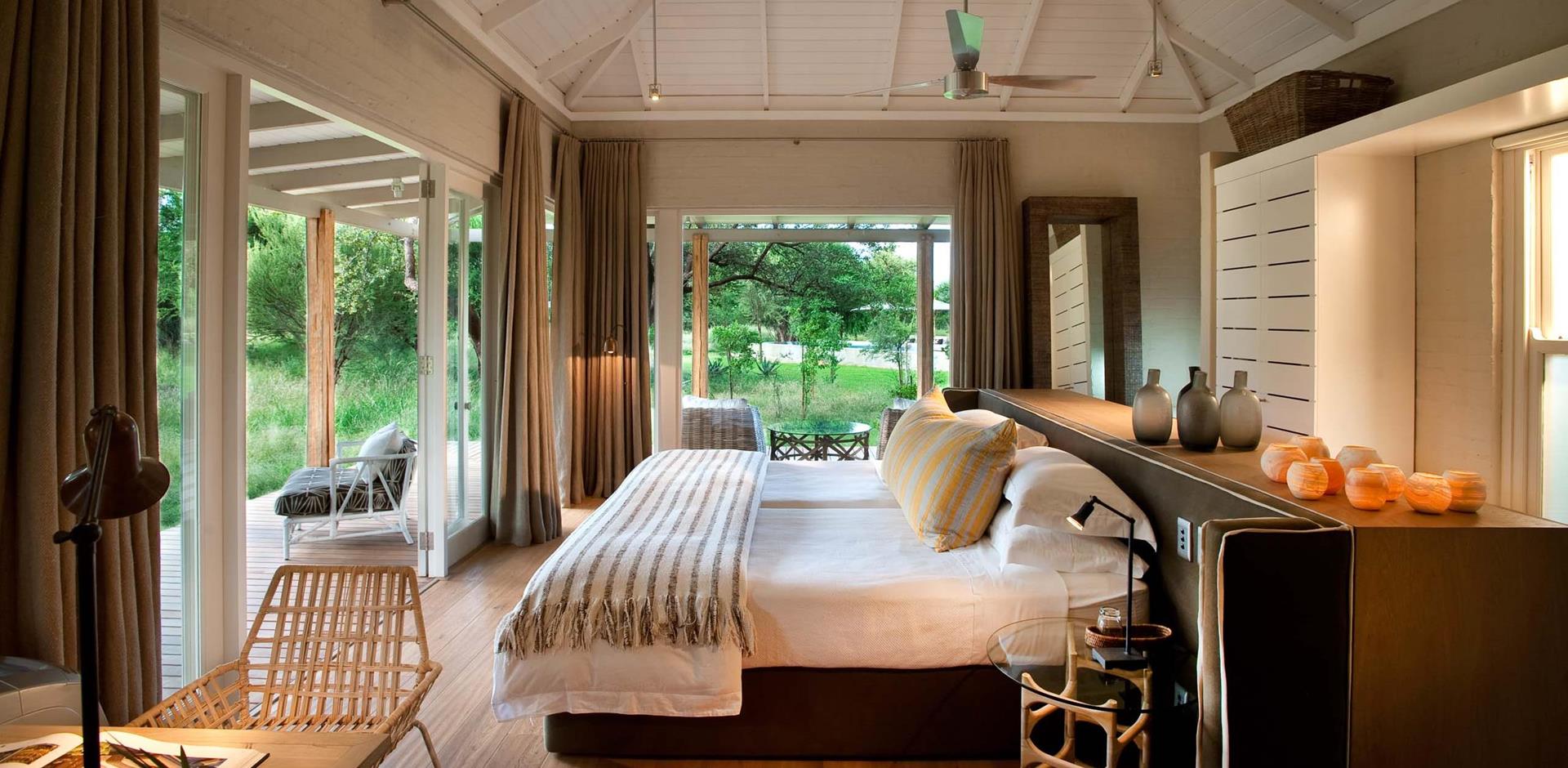 Bedroom, Morukuru Lodge, South Africa, A&K
