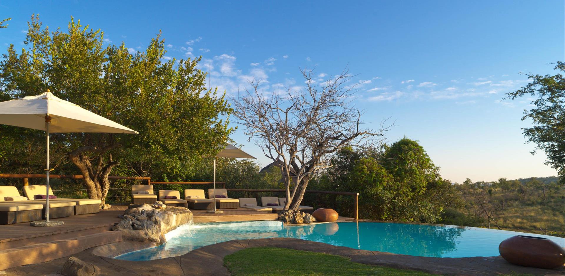Poolside, Royal Madikwe Luxury Safari Lodge, South Africa, A&K