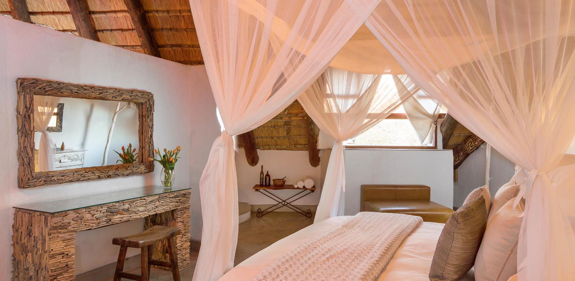 Bedroom, Royal Madikwe Luxury Safari Lodge, South Africa, A&K