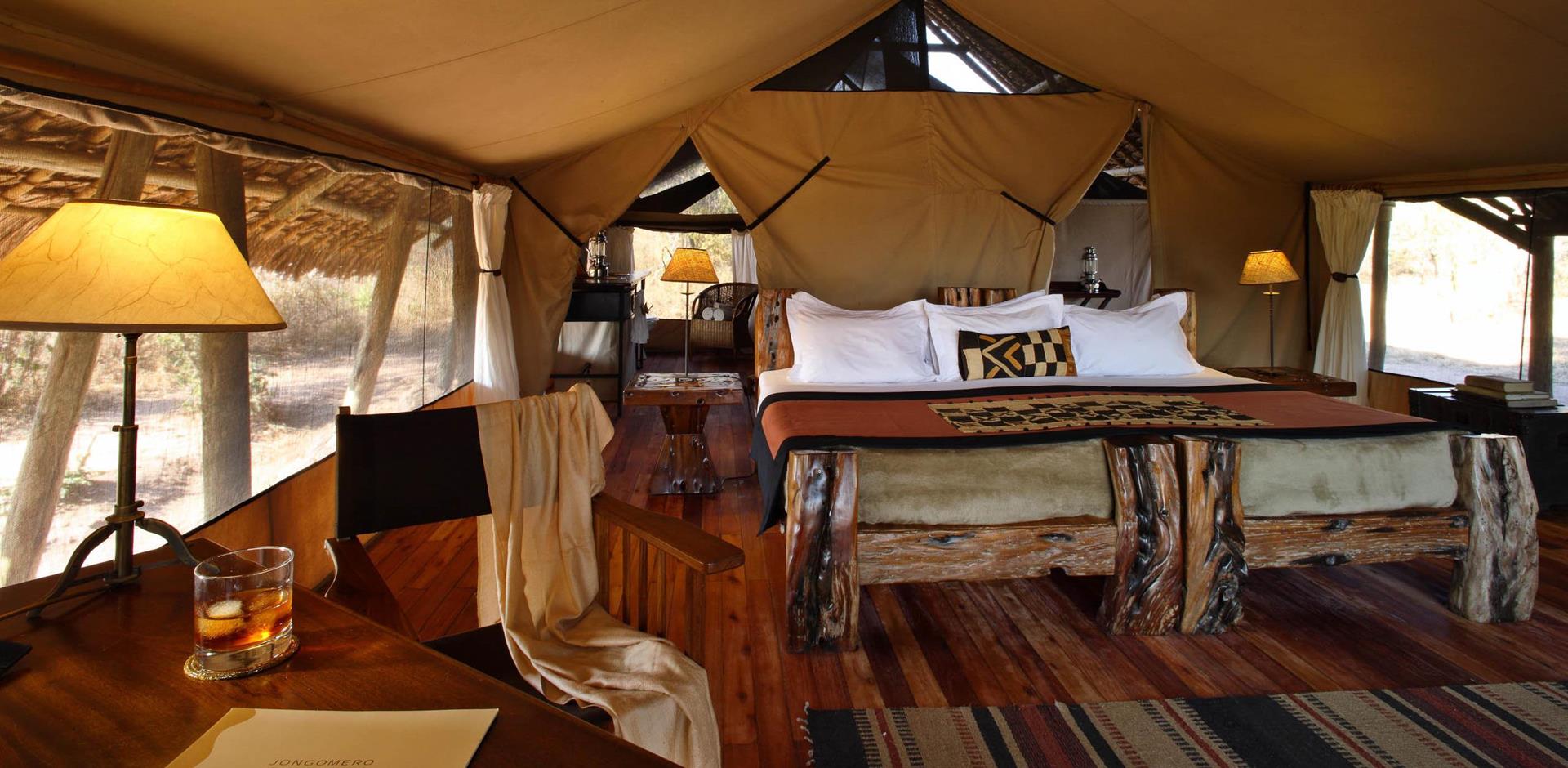 Bedroom, Jongomero Camp, Tanzania, A&K