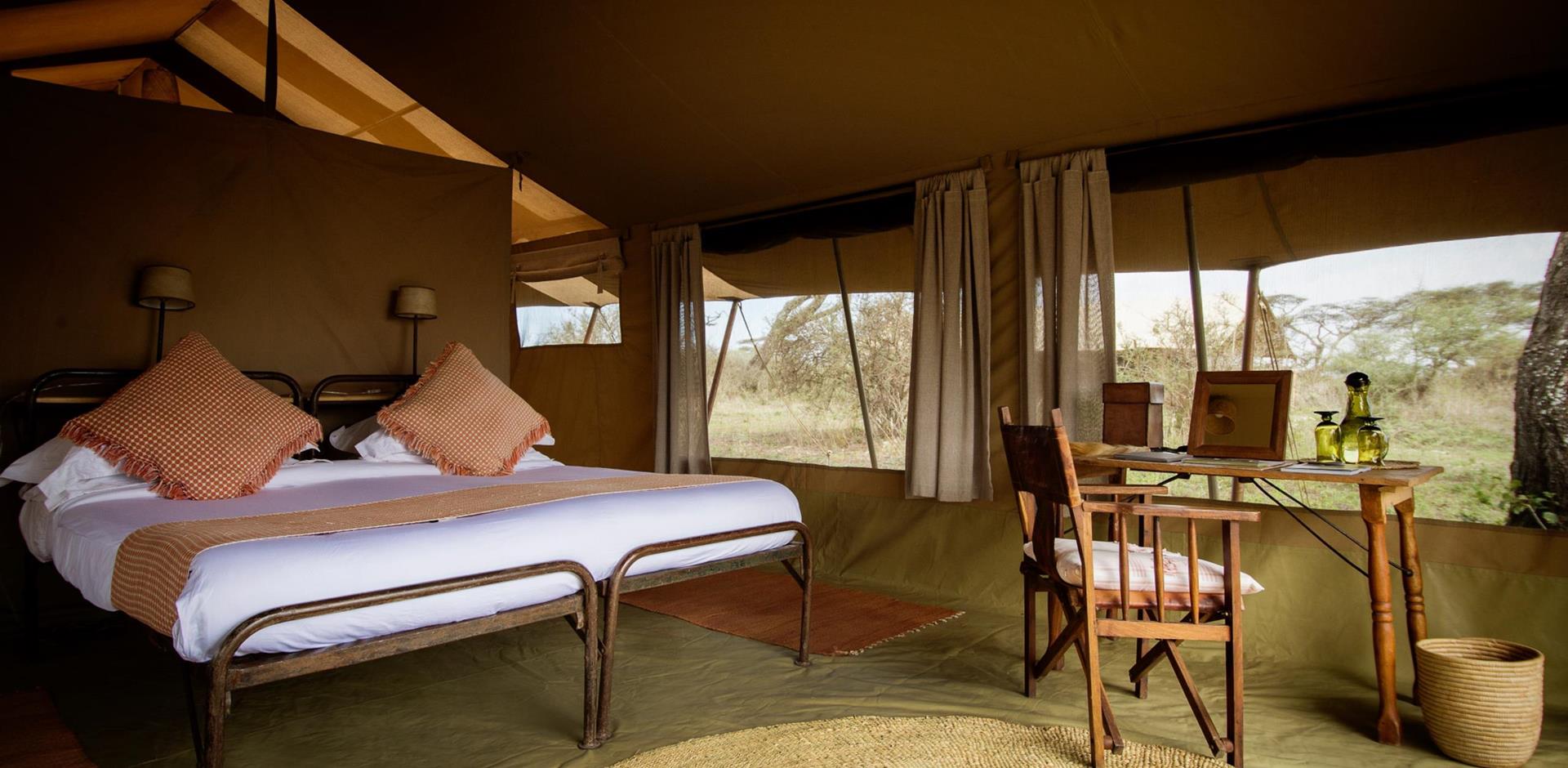 Bedroom, Serengeti Safari Camp, Tanzania, A&K