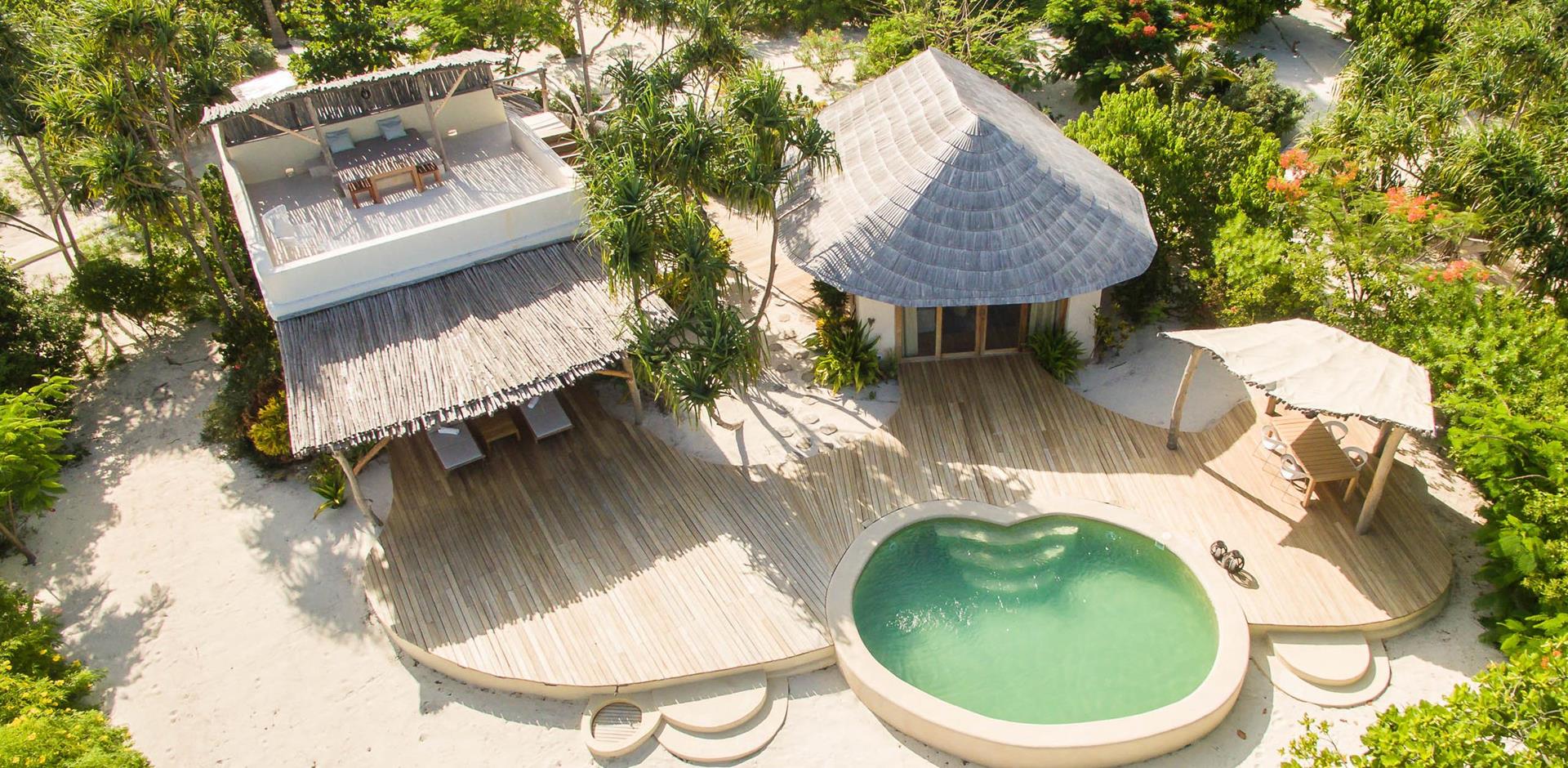 Aerial view, Zanzibar White Sand Luxury Villas & Spa, Tanzania, A&K