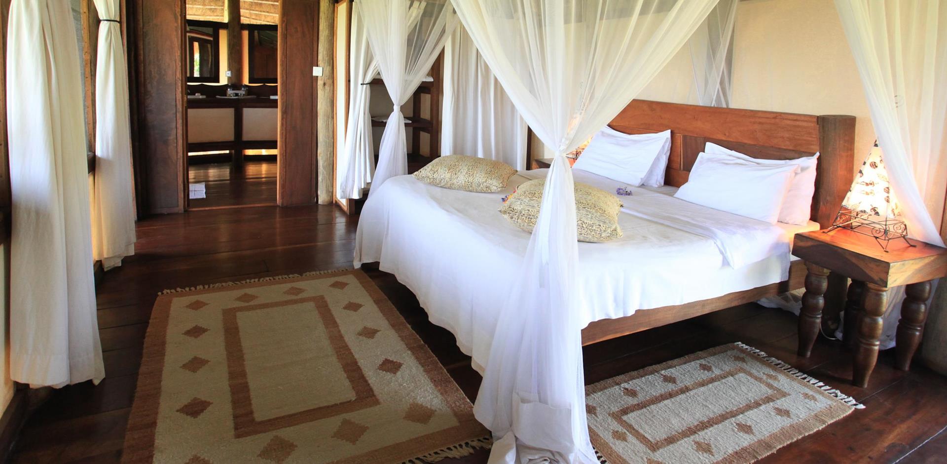 Bedroom, Apoka Lodge, Uganda, A&K