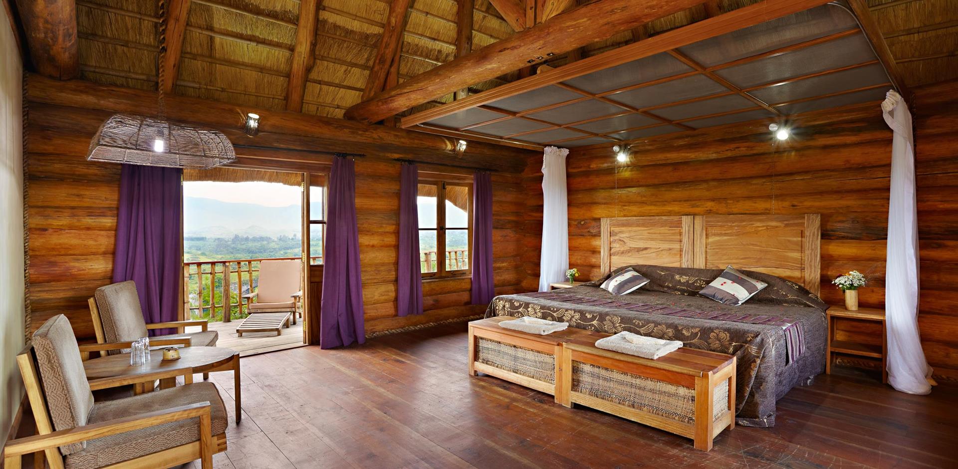 Bedroom, Kyaninga Lodge, Uganda, A&K
