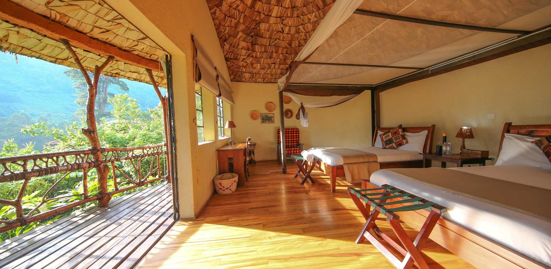 Bedroom, Mahogany Springs Lodge, Uganda, A&K