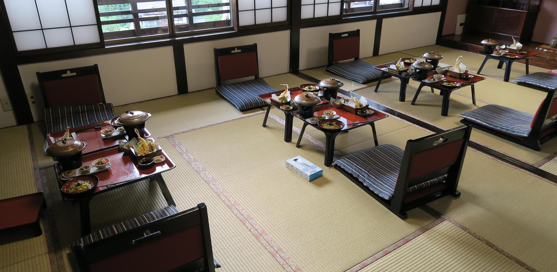 Dining Area, Minshuku Daikichi, Japan