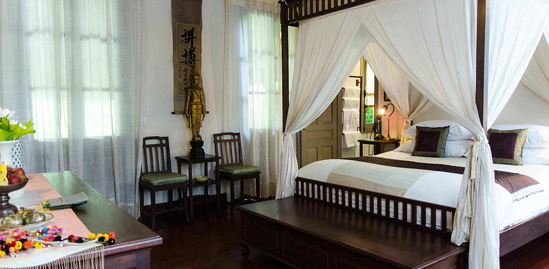 Bedroom, Satri House, Laos