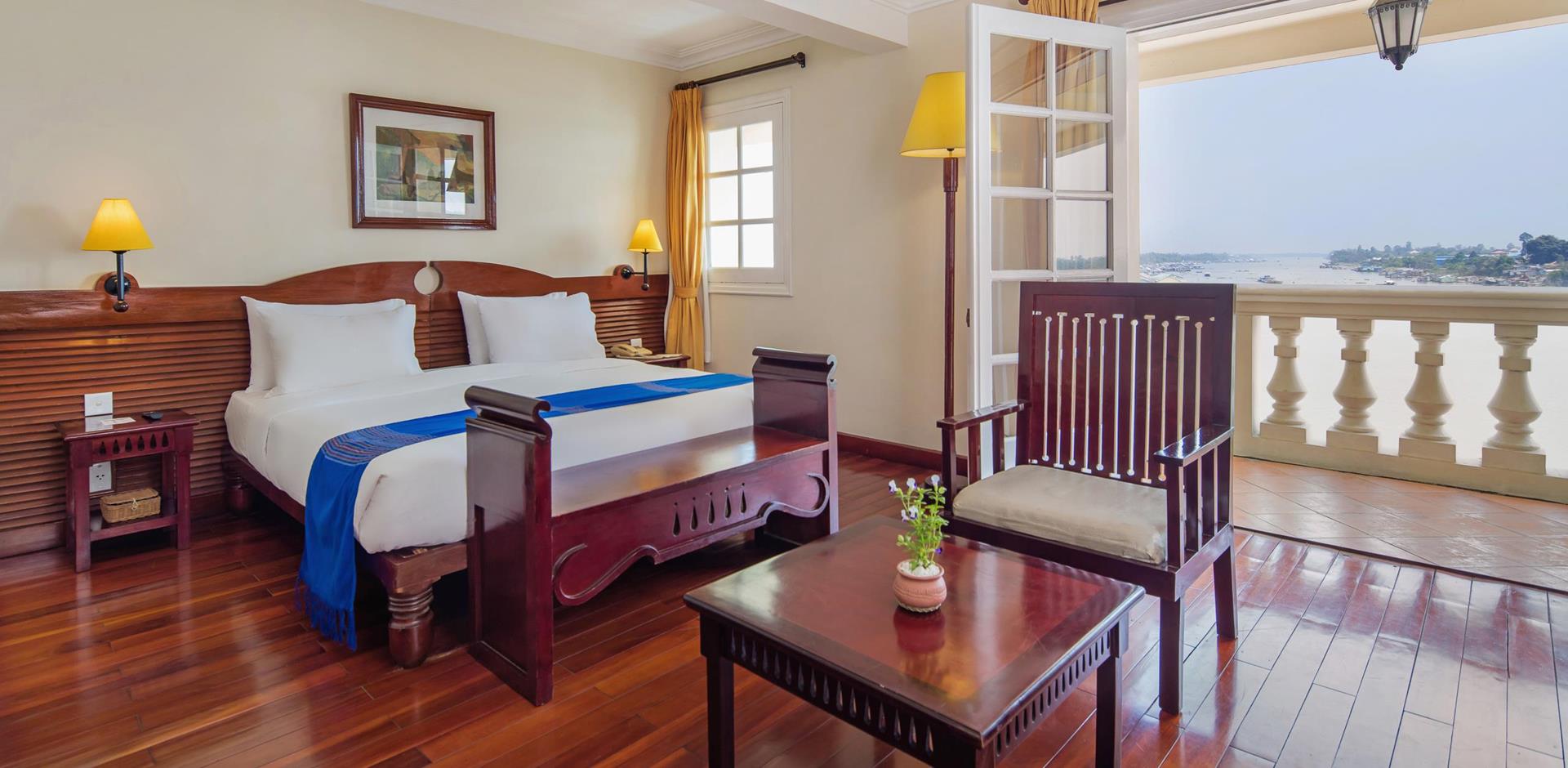 Bedroom, Victoria Chau Doc Hotel, Vietnam