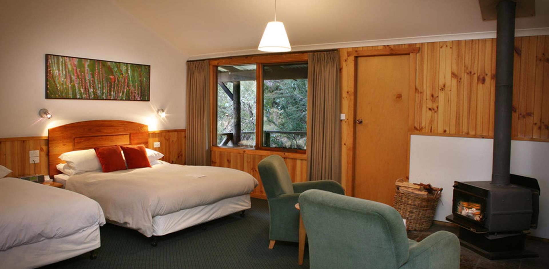Bedroom, Peppers Cradle Mountain Lodge, Australia