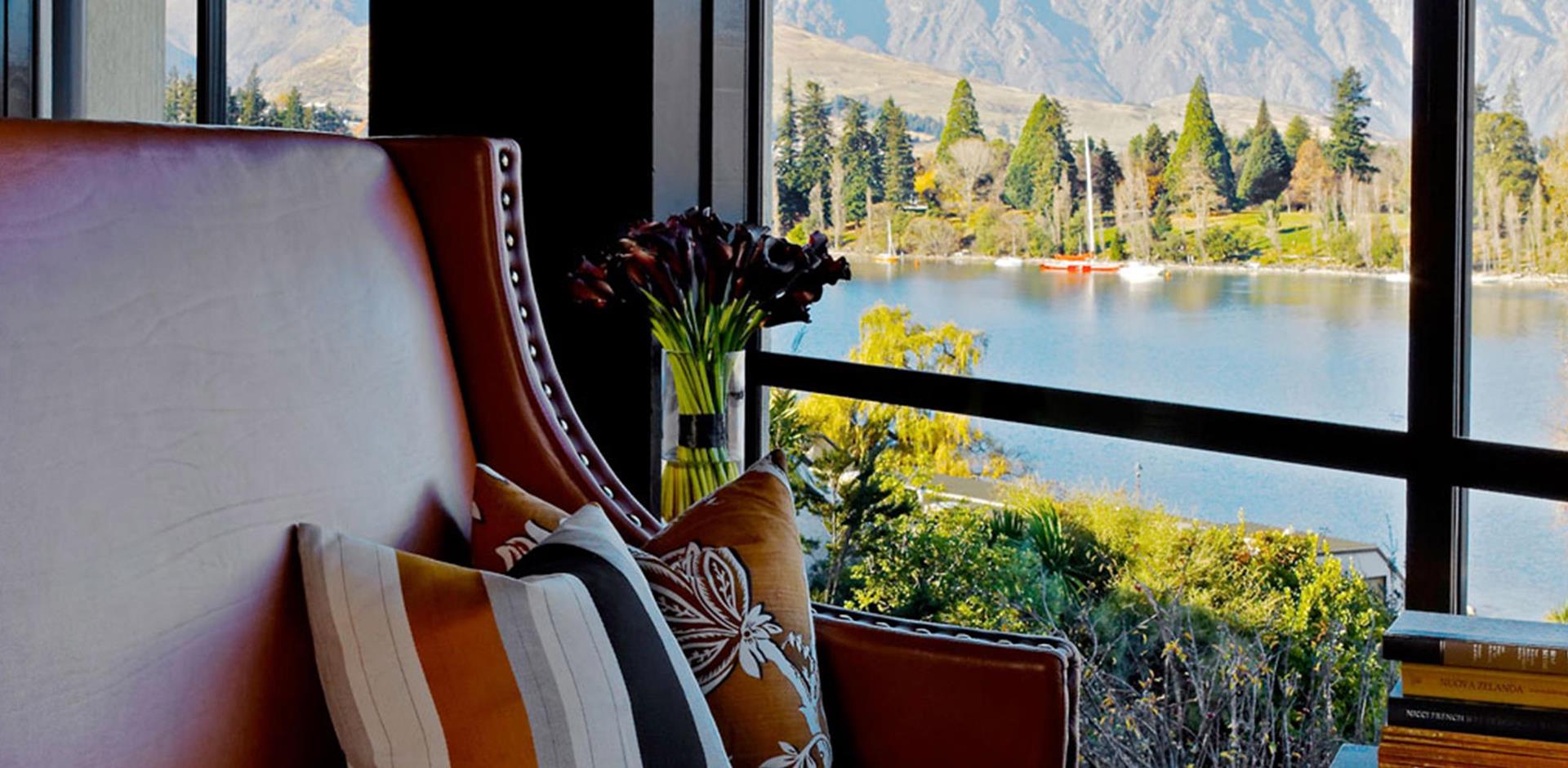 View from Hotel St Moritz, New Zealand