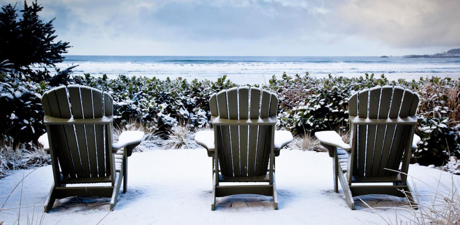 Winter, Long Beach Lodge Resort, Vancouver Island, A&K