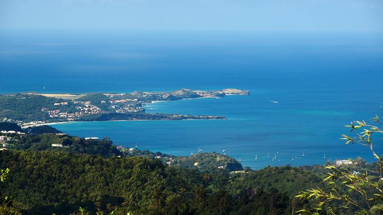 View over St George's, Grenada