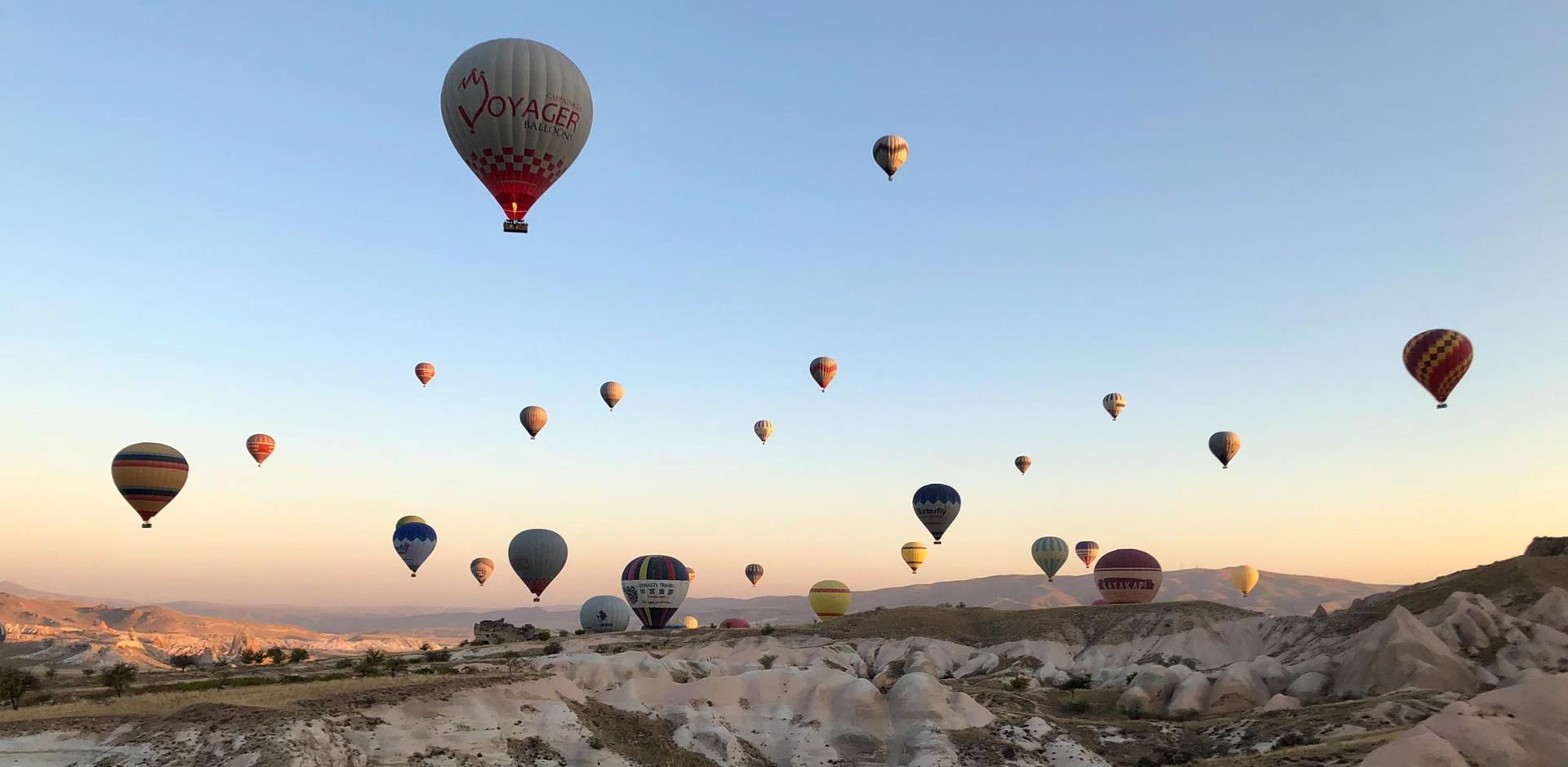 Balloon ride over Cappadocia, Turkey