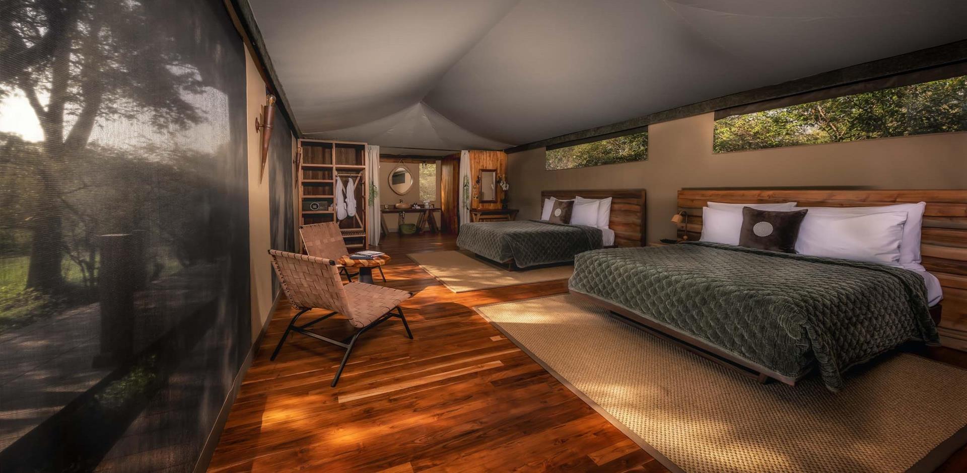 Family suite annex, Ishara Mara, Kenya