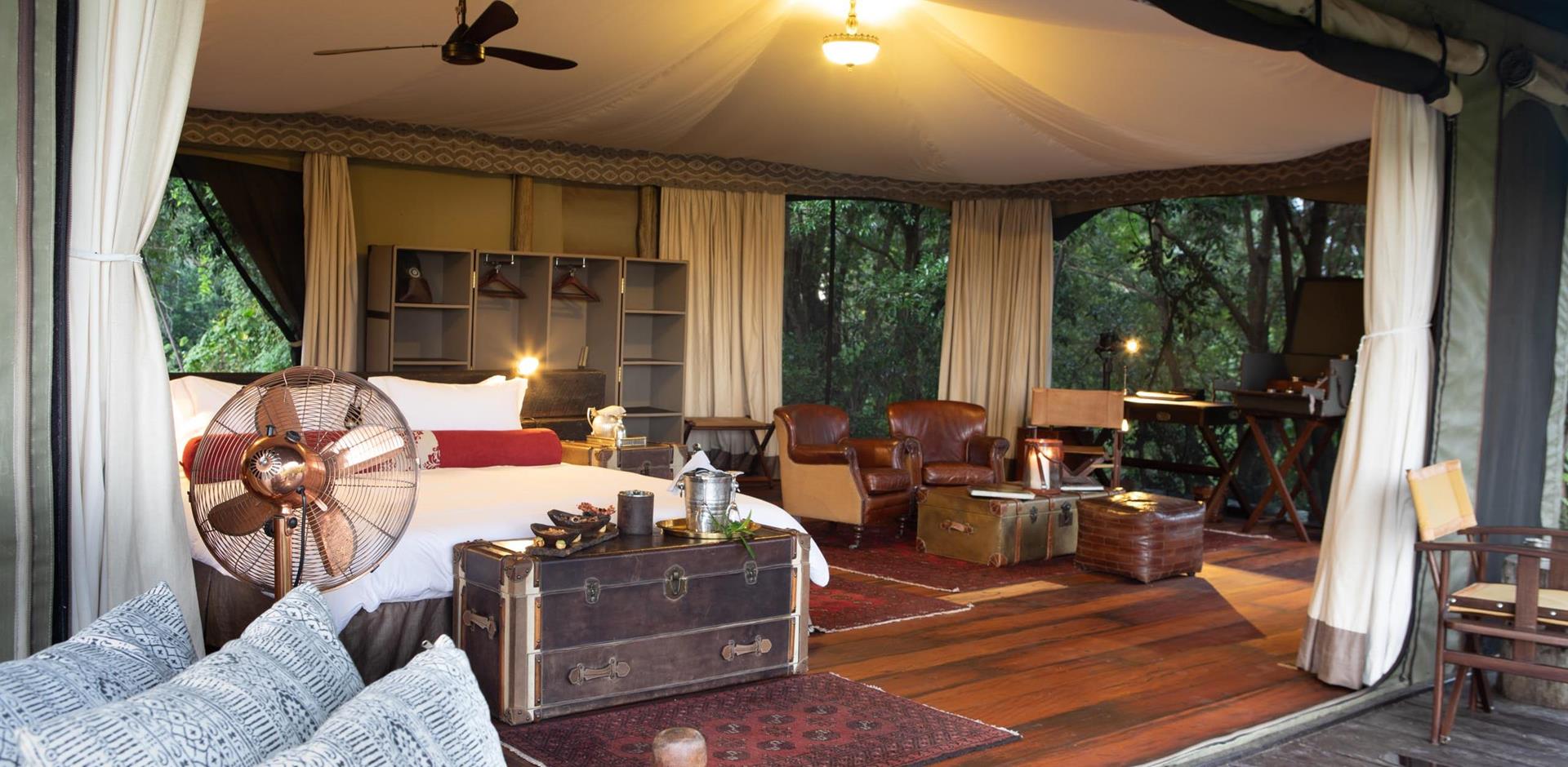 Bedroom, Mara Plains Camp, Kenya