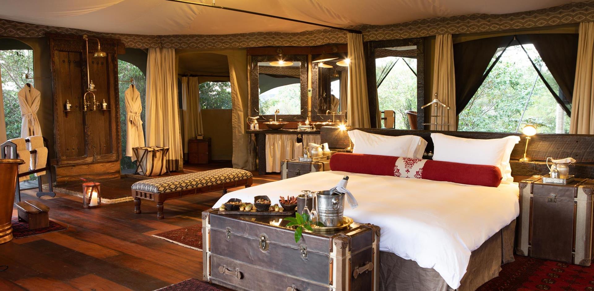 Bedroom, Mara Plains Camp, Kenya