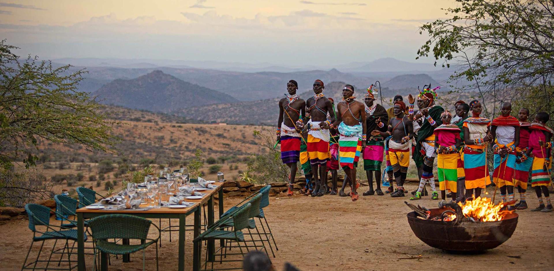 Boma dinner, Ol Lentille, Laikipia, Kenya