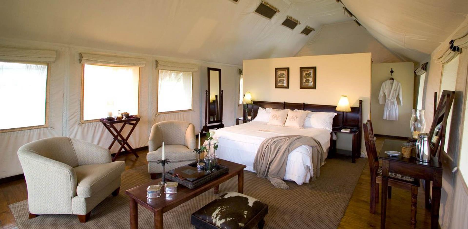 Bedroom, Gorah Elephant Camp, South Africa, A&K