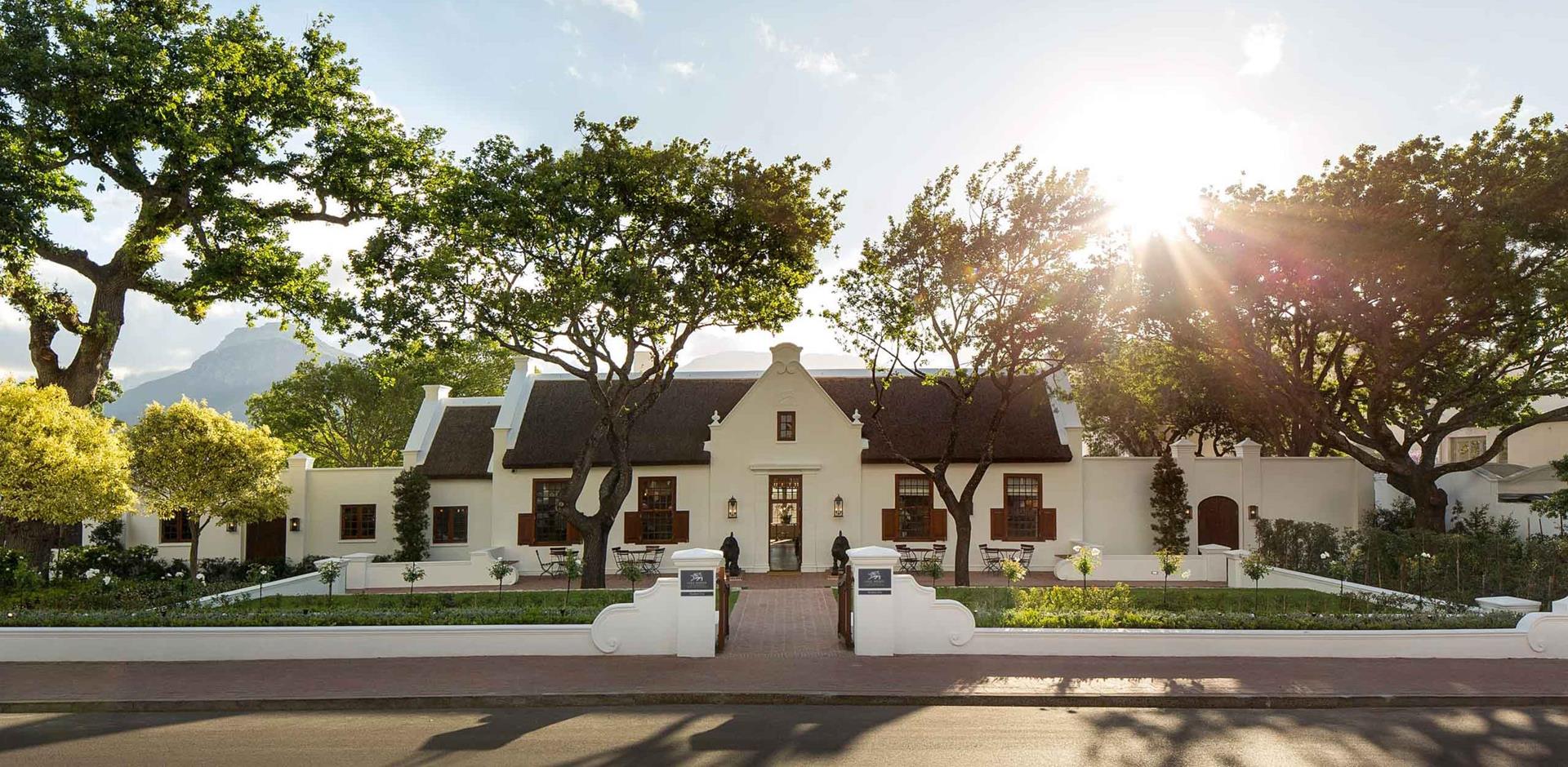 Front view, Leeu House, South Africa