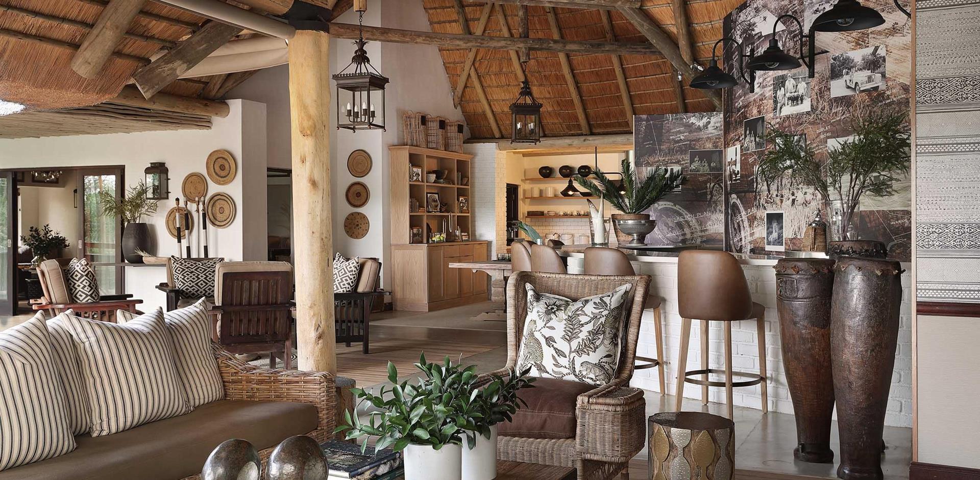 Lounge, Londolozi Pioneer, South Africa, A&K