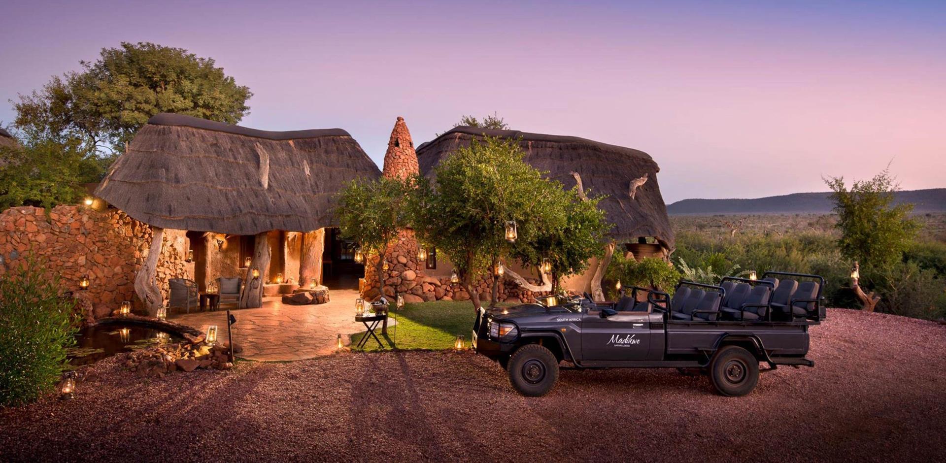 Welcome area, Madikwe Safari Lodge, South Africa