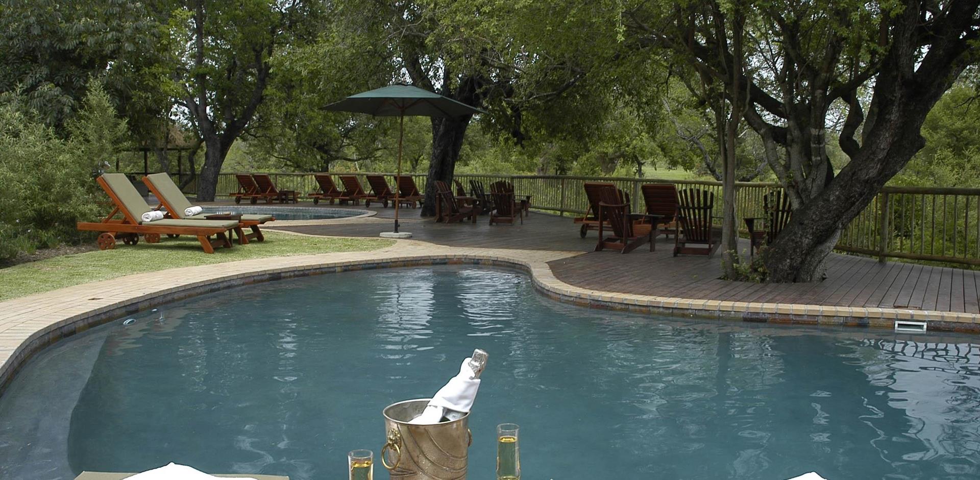Pool area, Sabi Sabi Bush Lodge, South Africa