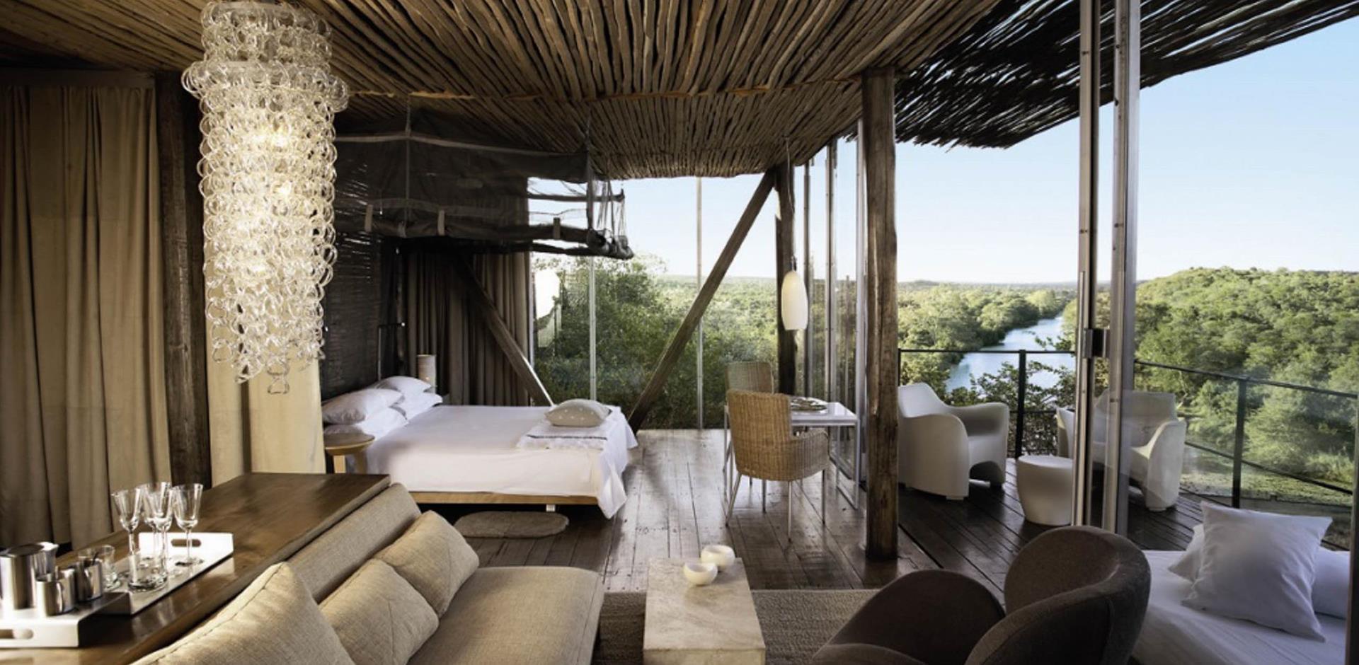 Bedroom suite, Singita Lebombo, South Africa, A&K