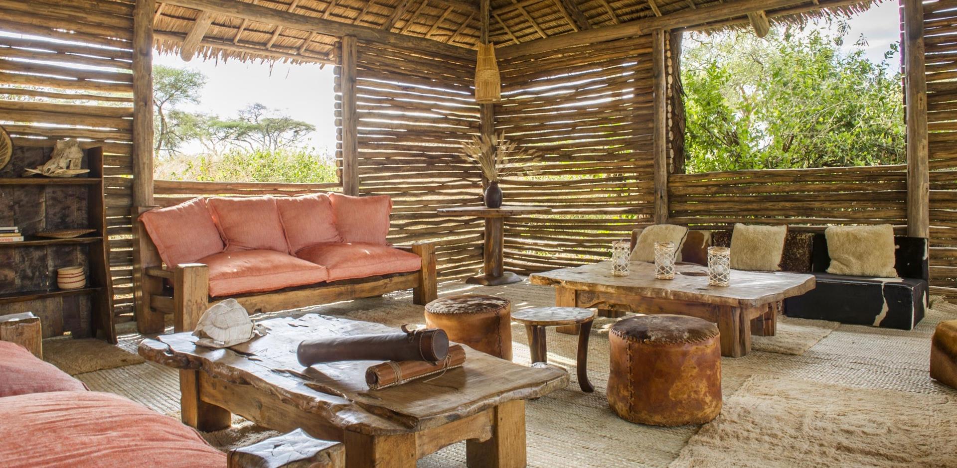 Lounge, Kuro Tarangire, Tanzania, A&K