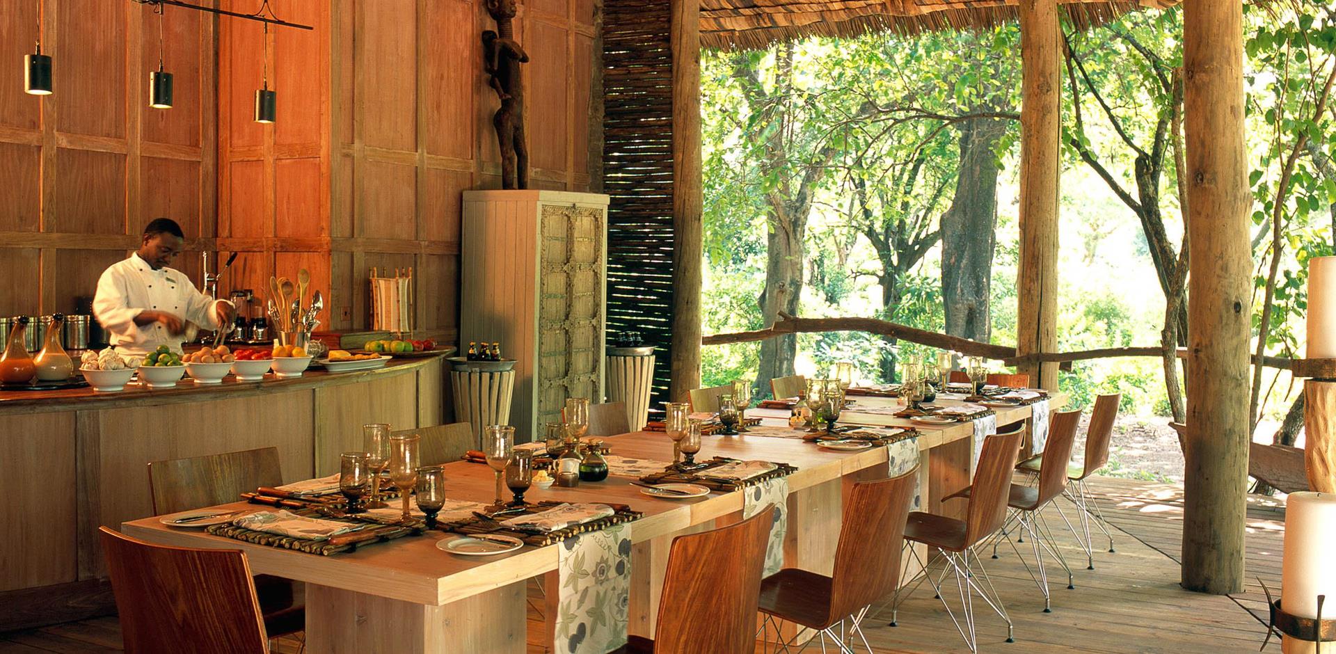 Dining room, andBeyond Lake Manyara Tree Lodge, Tanzania, A&K