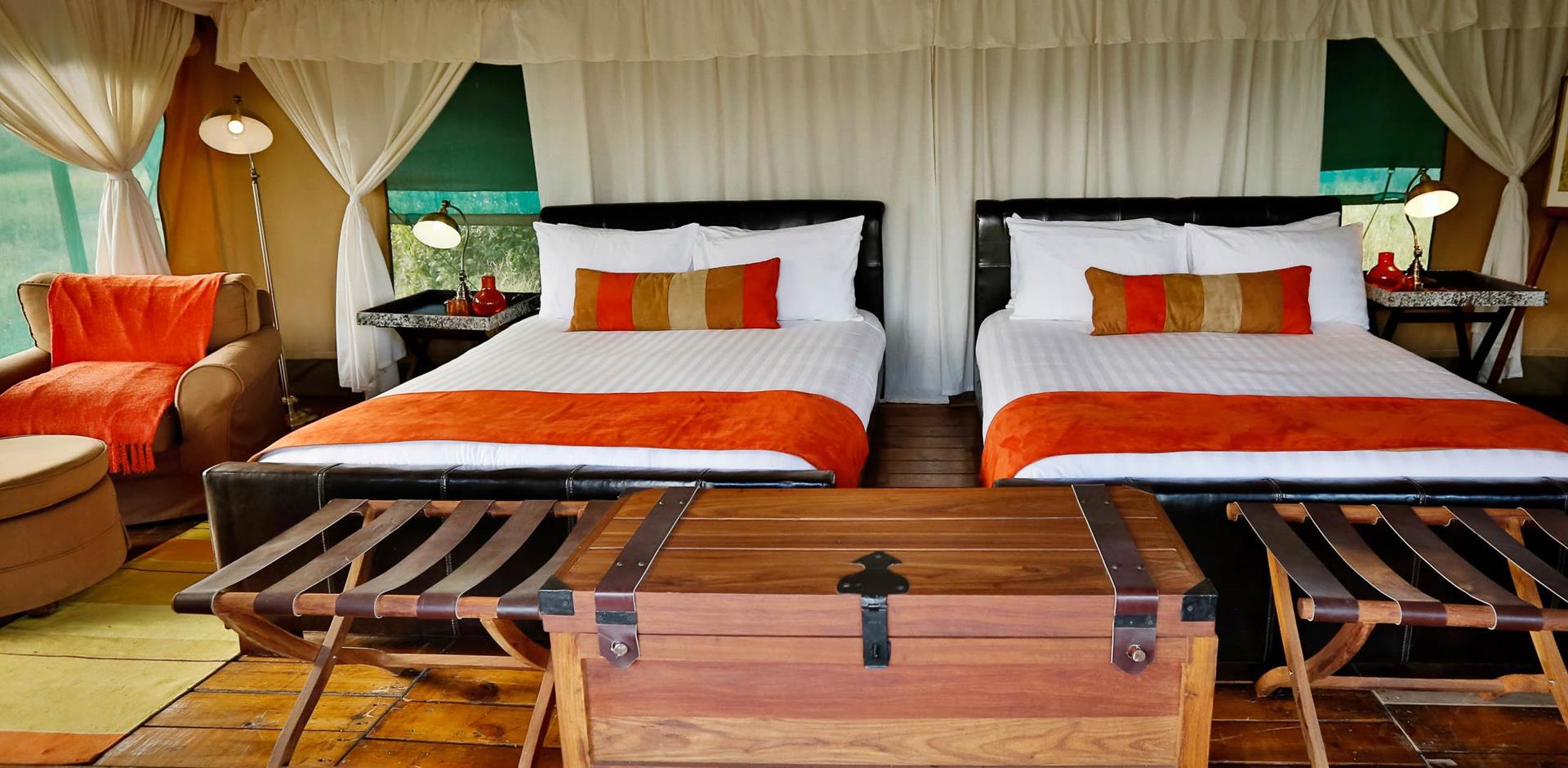 Bedroom, Lemala Ndutu & Mara Tented Camp, Tanzania, A&K
