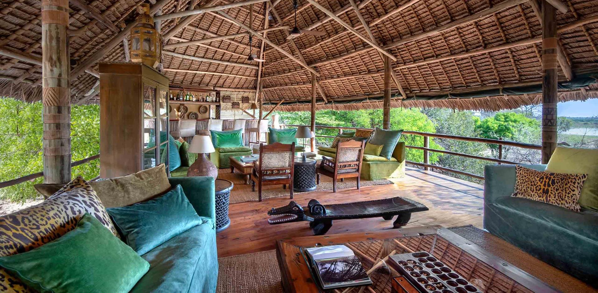 Lounge. Siwandu, Tanzania, Africa