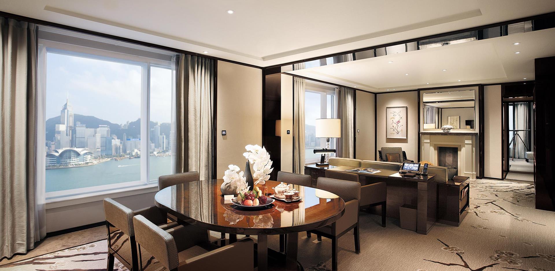 Suite interior, The Peninsula, Hong Kong, China, A&K