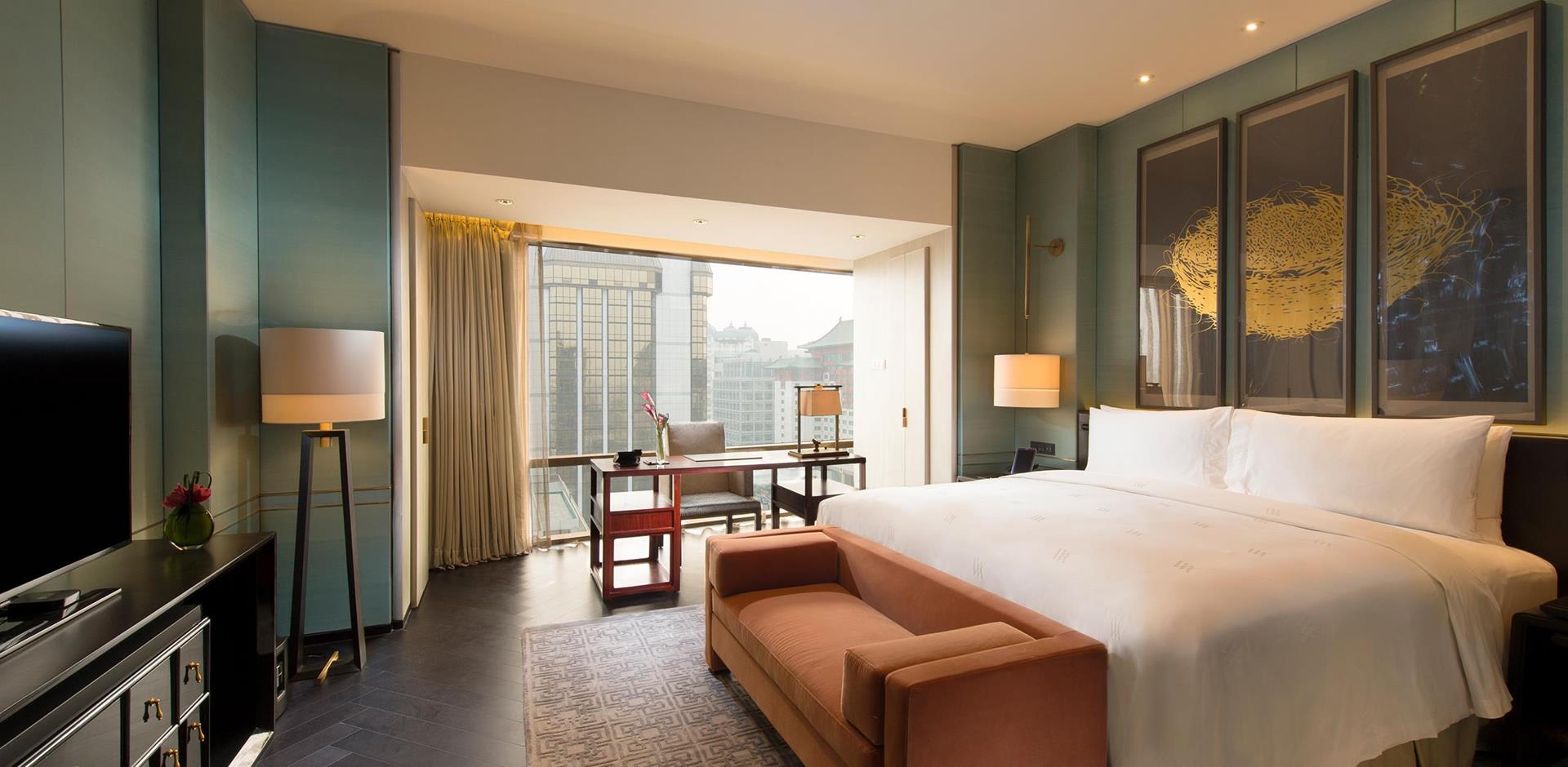 Bedroom, Waldorf Astoria Beijing, China