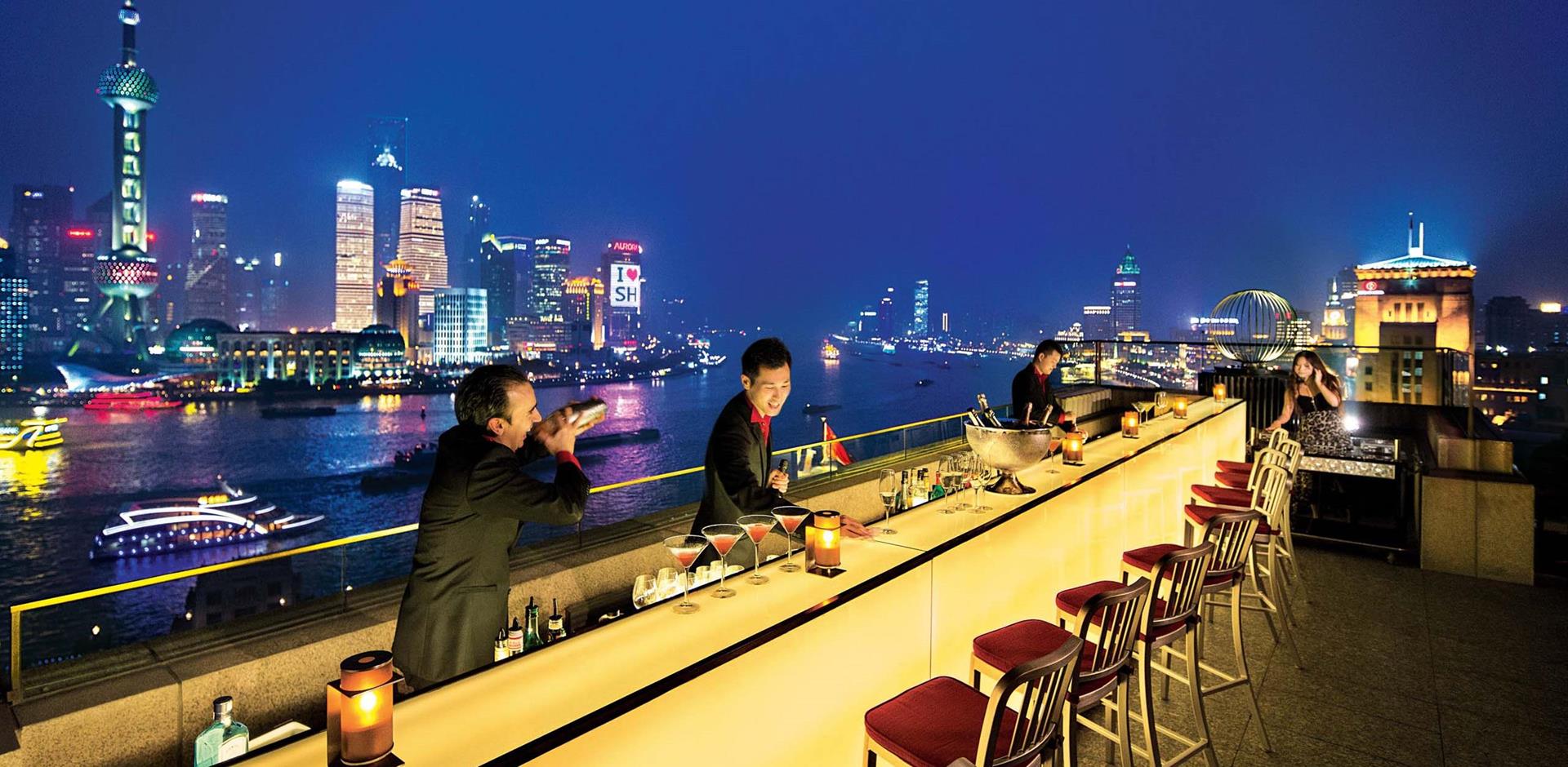 Bar, The Peninsula Shanghai, China