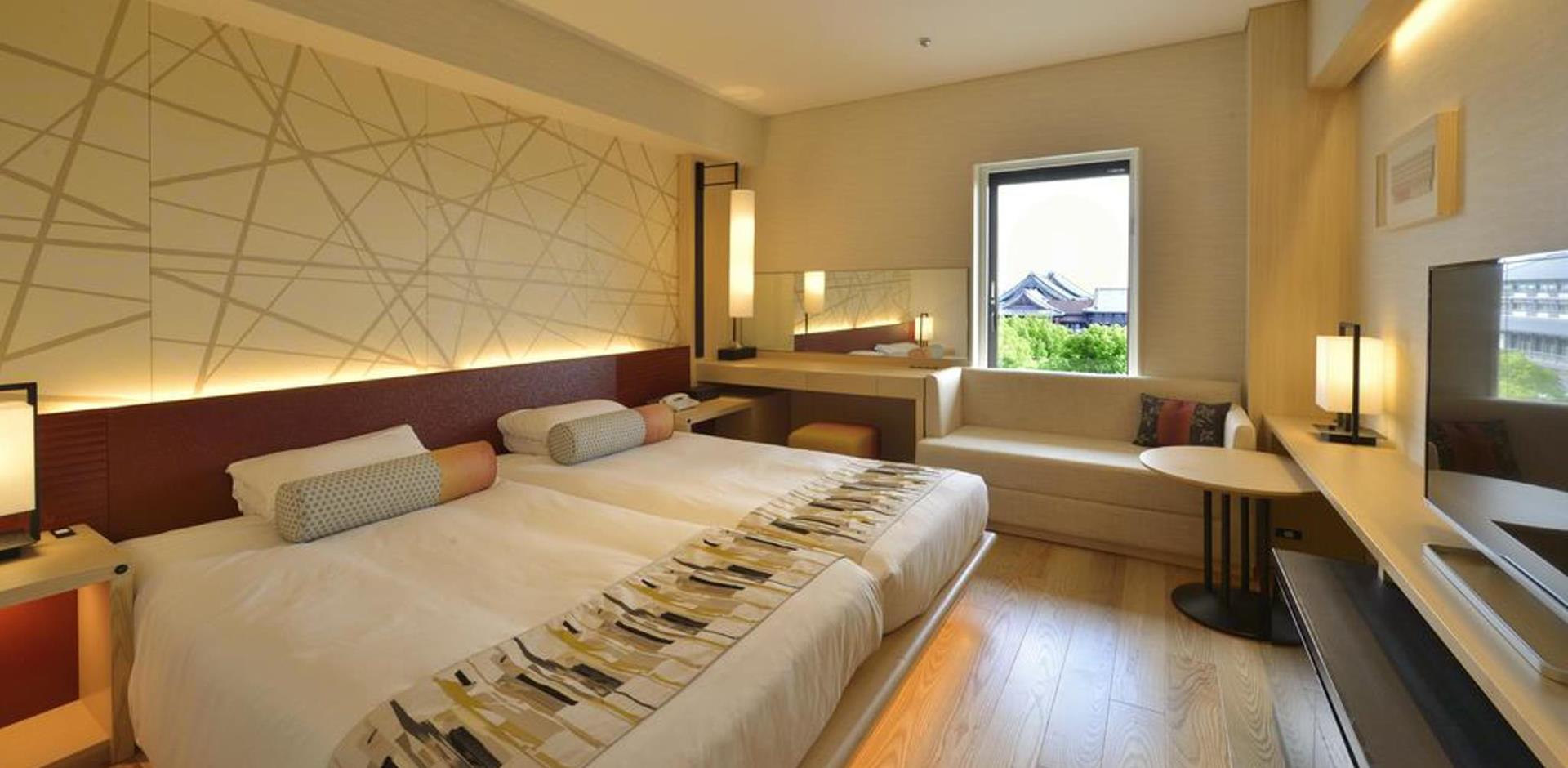 Bedroom, Kyoto Tokyu Hotel, Japan