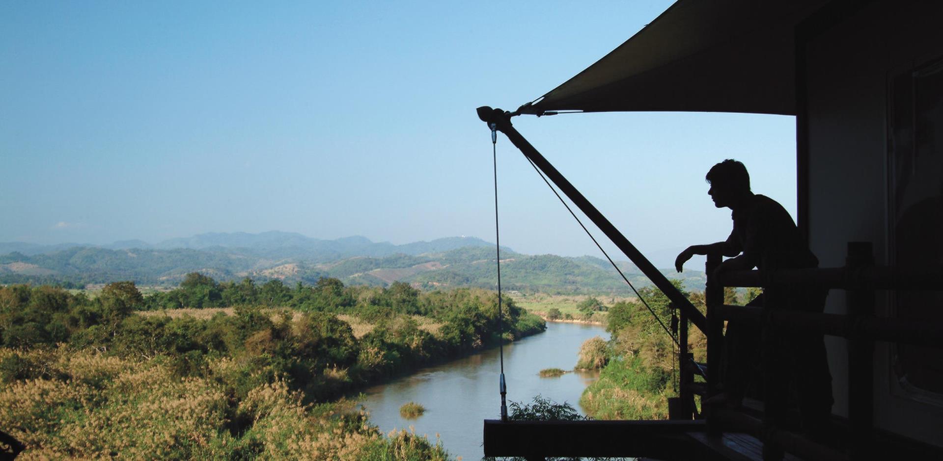 Viewpoint, Four Seasons Tented Camp, Golden Triangle, Thailand