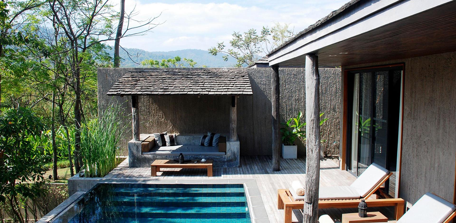Poolside, Muthi Maya Forest Pool Villa Resort, Thailand