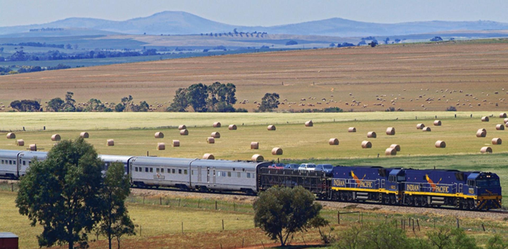 View from train, The Indian Pacific, Australia