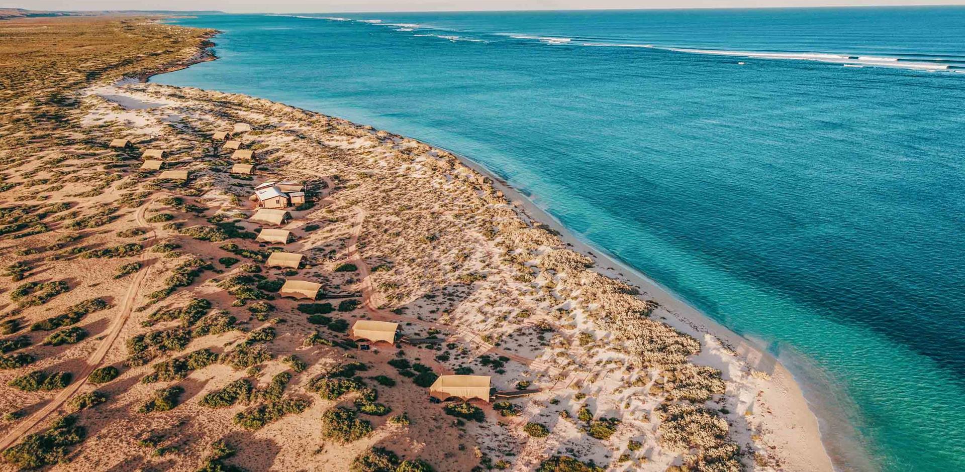 Aerial view, Sal Salis Ningaloo Reef, Western Australia