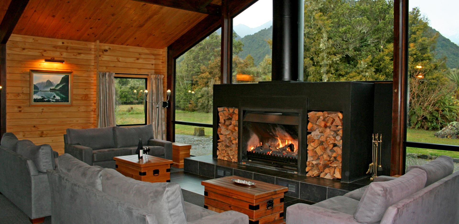 Lounge, Westwood Lodge, New Zealand