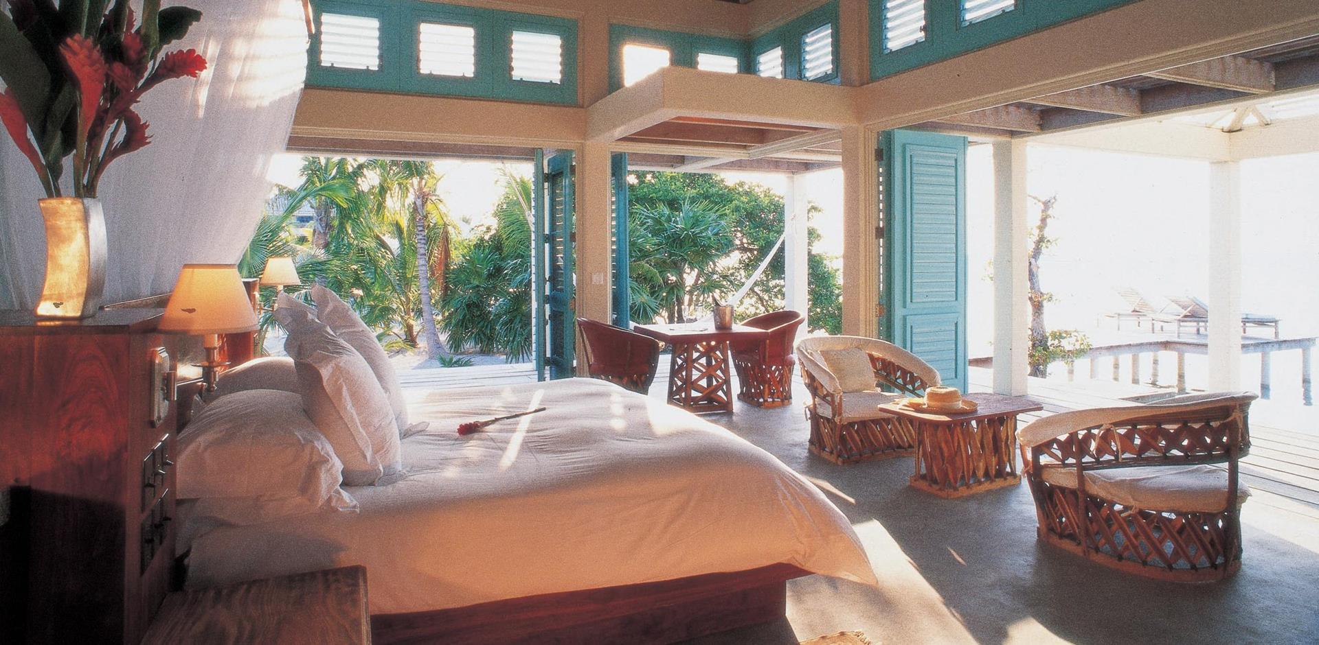 Bedroom, Cayo Espanto, The Cayes, Belize, Central America