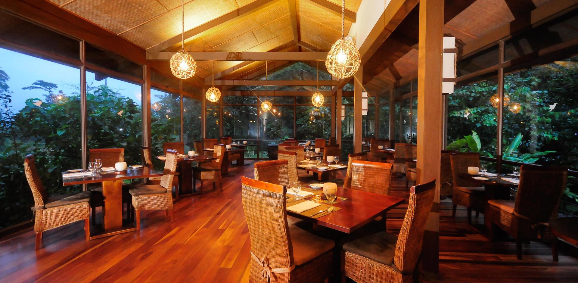 Dining Area, El Silencio Lodge & Spa, Costa Rica