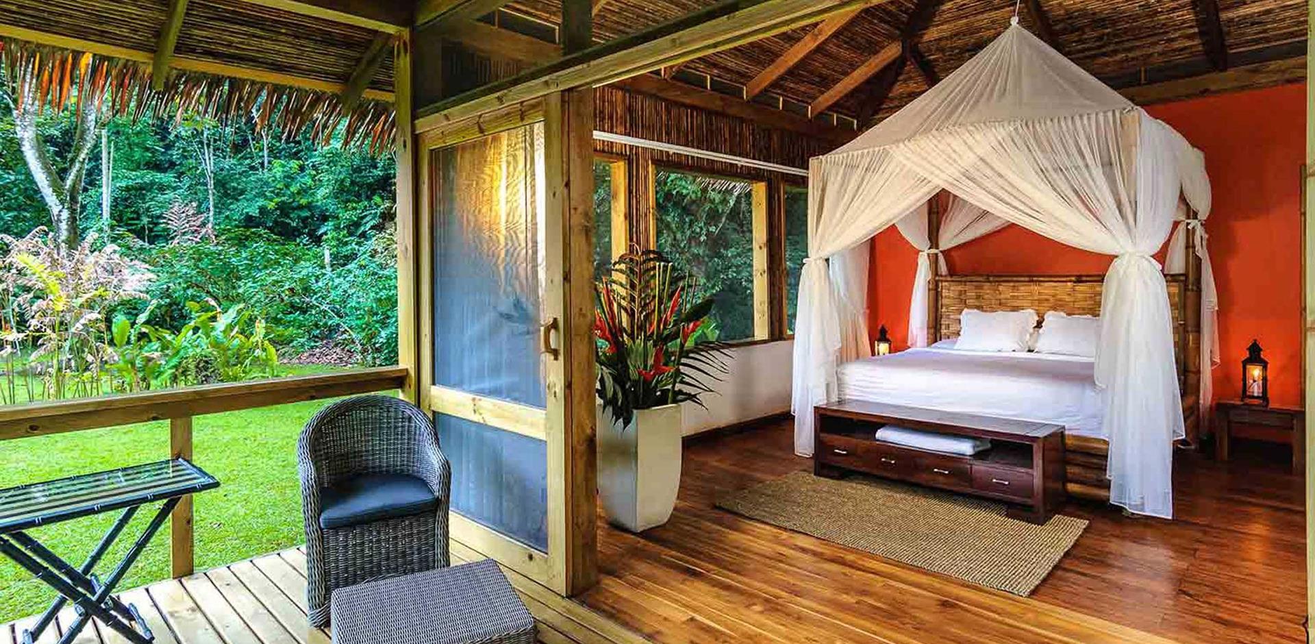 Bedroom, Pacuare Lodge, Costa Rica
