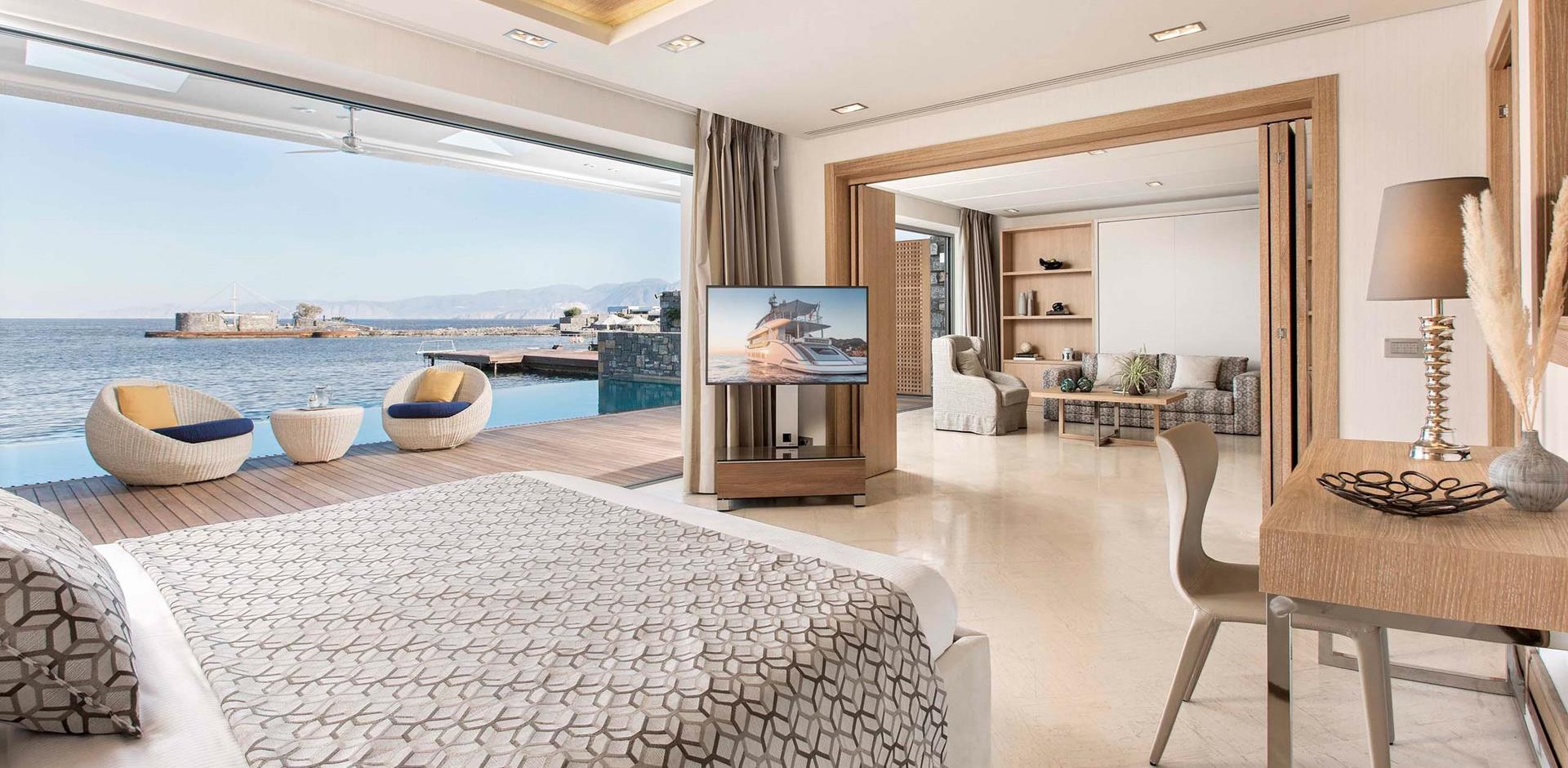 Bedroom, Elounda Beach Hotel & Villas, Crete