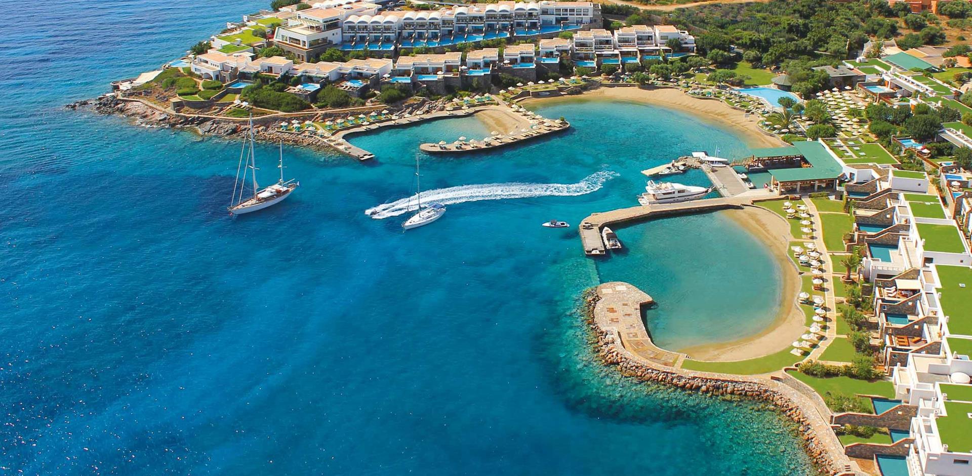 Peninsula aerial, Elounda Peninsula All Suite Hotel, Crete