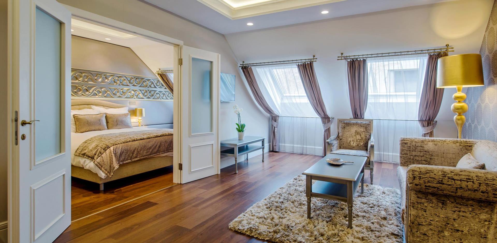 Bedroom, Hotel Prestige, Budapest