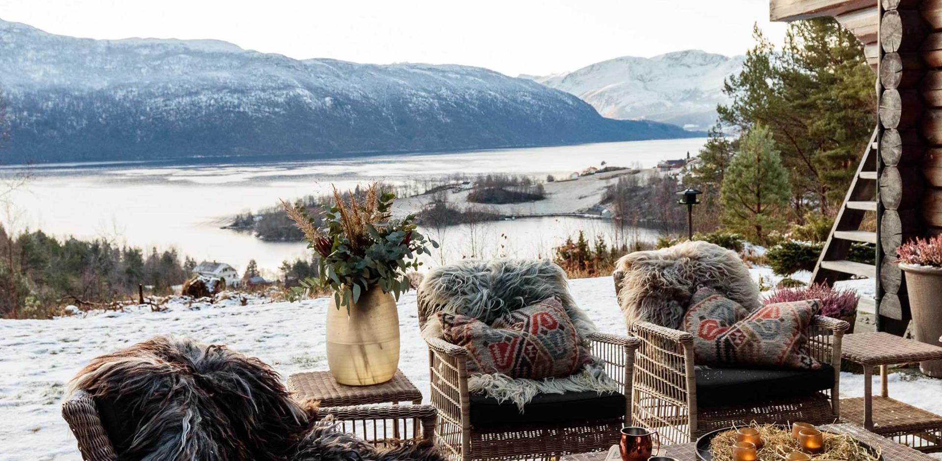 Terrace, Storfjord Hotel, Norway