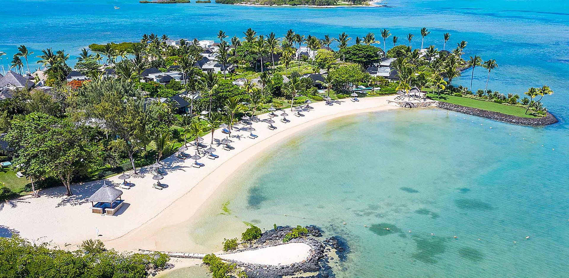 Aerial, Four Seasons Resort Mauritius at Anahita