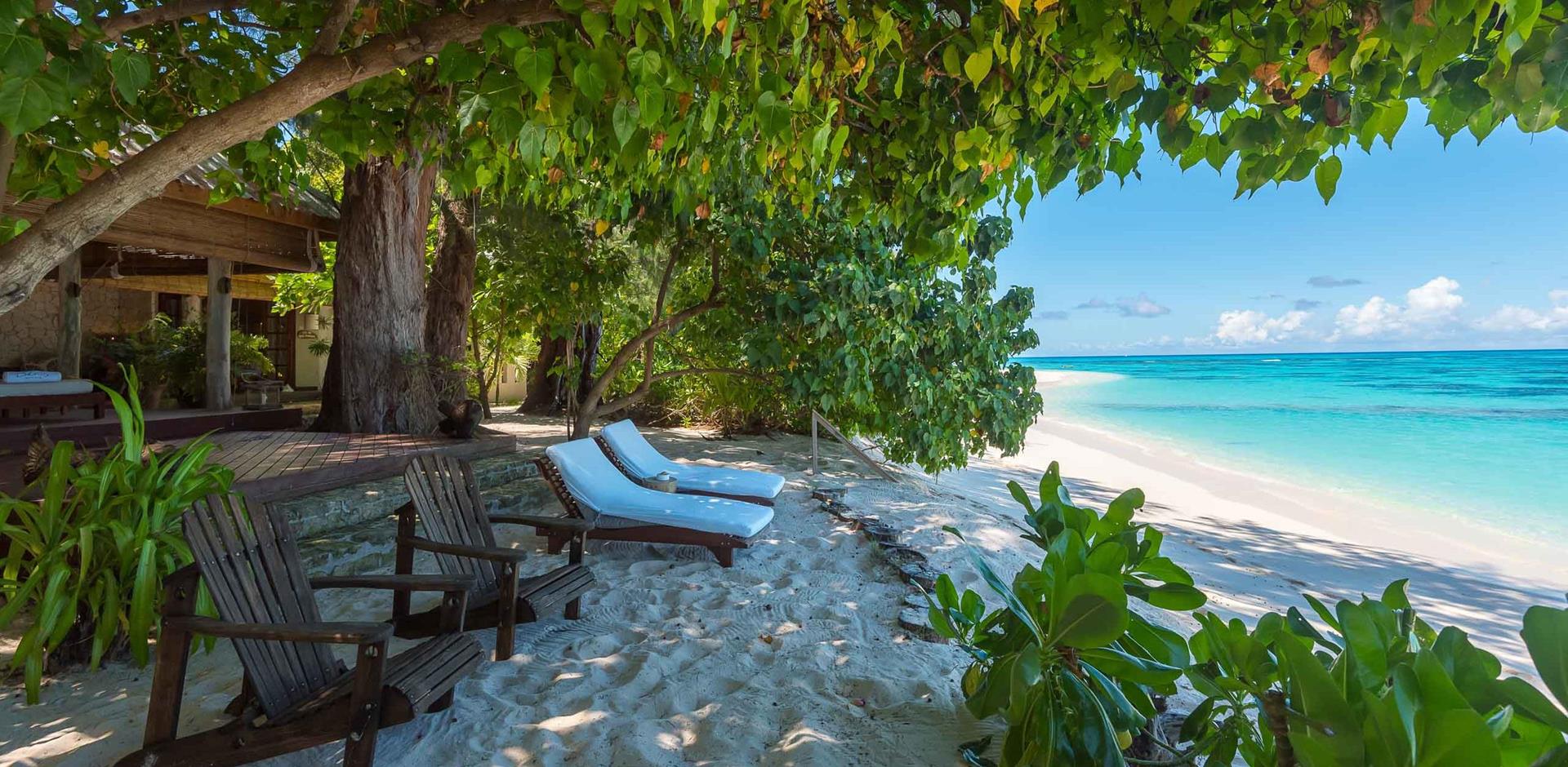 View from Beach Villa, Denis Private Island, Seychelles, A&K